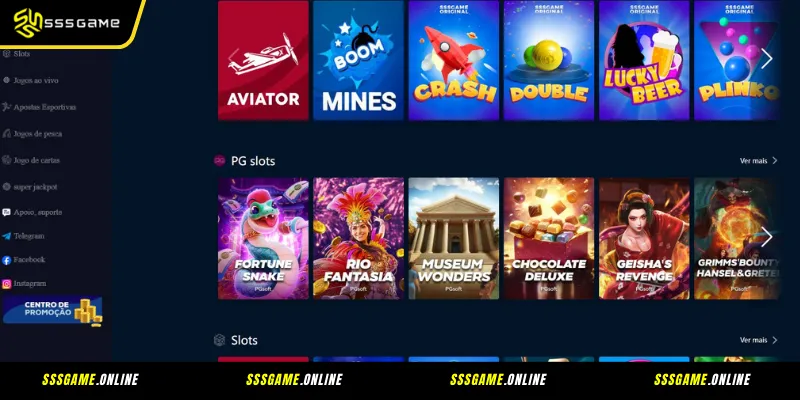 Explore o universo de jogos exclusivos na SSSGAME